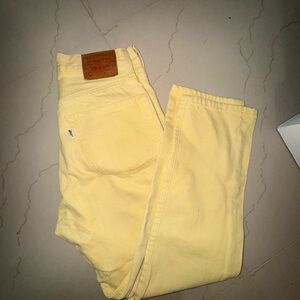 Yellow Denim Jeans